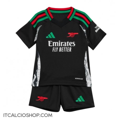 Arsenal Gabriel Jesus #9 Seconda Maglia Bambino 2024-25 Manica Corta (+ Pantaloni corti)